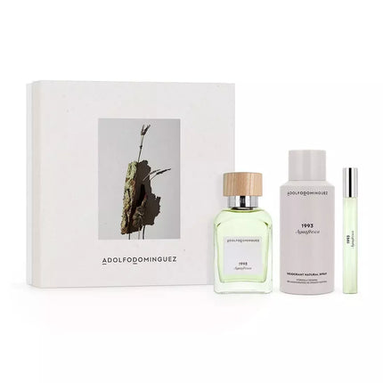 Adolfo Dominguez Agua Fresca De Hombre Tualetinis Vanduo 120ml Purškalas Tualetinis Vanduo 10ml Dezodorantas 150ml Purkštuvas