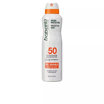 Apsauginis purškalas jautriai odai SPF50 200ml BABARIA