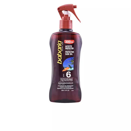 Babaria Apsauginis Saulės Aliejus Su Morkų Aliejumi SPF6 300ml
