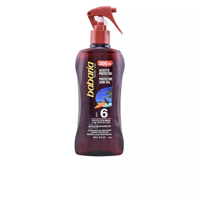 Babaria Apsauginis Saulės Aliejus Su Morkų Aliejumi SPF6 300ml