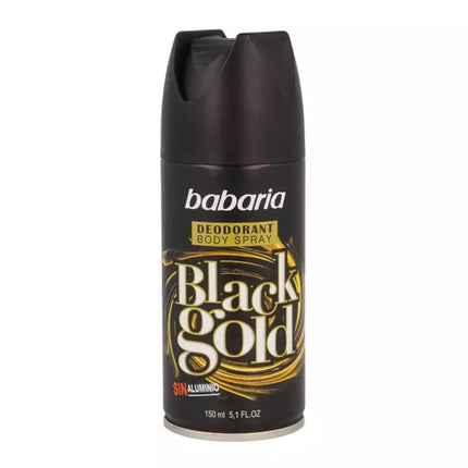 Babaria Black Gold Dezodorantinis purškalas 150ml+50ml Nemokamai