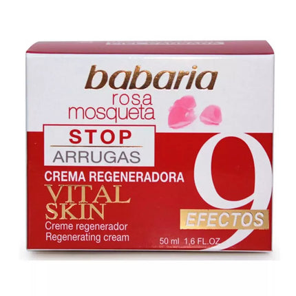 Babaria Rosa Mosqueta Vital odos regeneruojamasis kremas nuo raukšlių 50ml