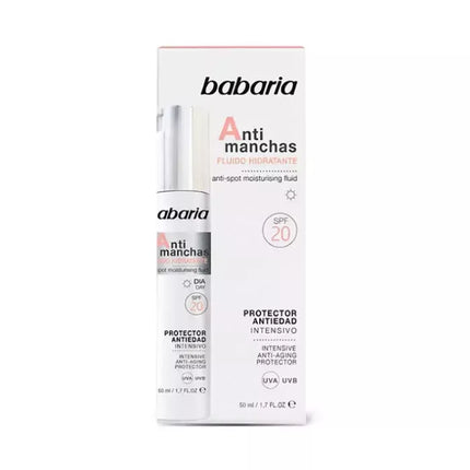 Babaria Drėkinamasis fluidas nuo tamsių dėmių SPF20 50ml