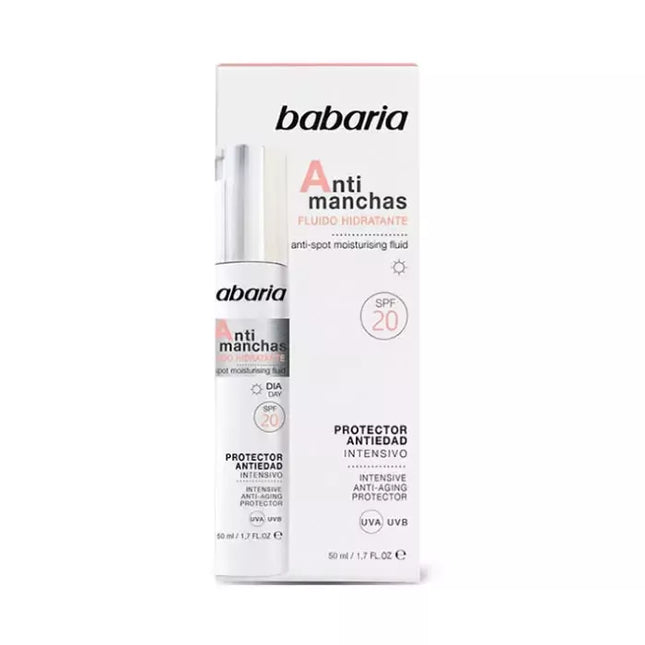 Babaria Drėkinamasis fluidas nuo tamsių dėmių SPF20 50ml