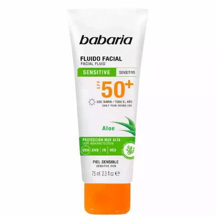 Babaria Veido skysitis jautriai odai SPF50 75ml