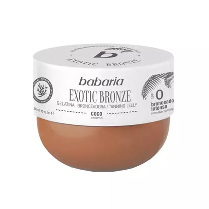 Babaria egzotiškas įdegio želė SPF 0 Kokosų 300ml