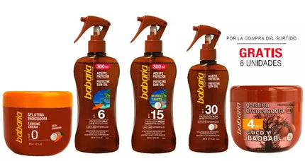 Lote Babaria Surtido de Aceites 24 + 6 Gelatinas Gratis