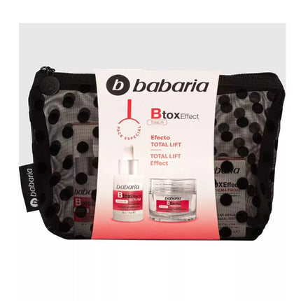 Babaria Btox Effect Total Lift Veido Kremos Rinkinys 50ml Serumas 1 vnt