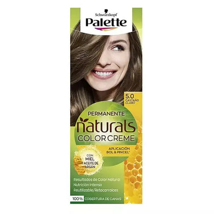 Schwarzkopf Palette Naturals Color Creme 5.0 Šviesiai rudas
