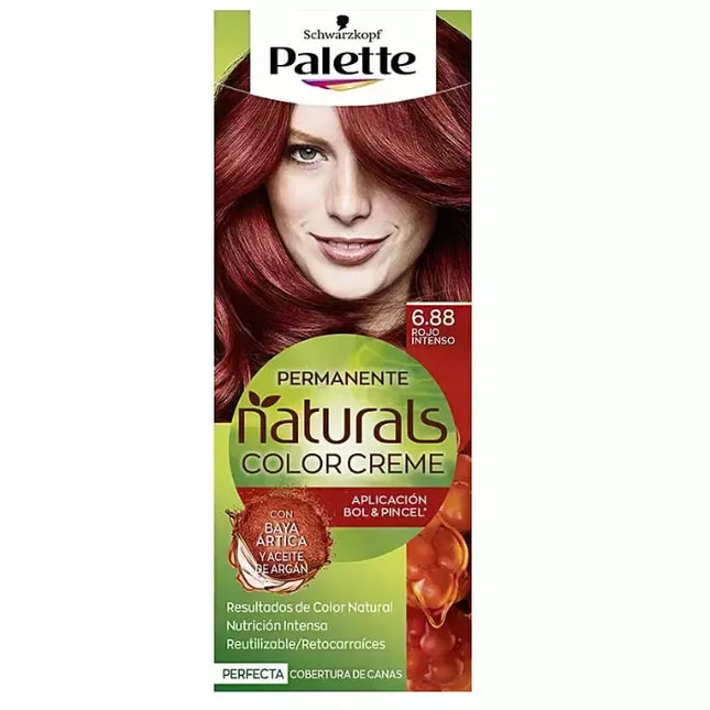 Schwarzkopf Palette Naturals Color Creme 6.88 Intensyvus Raudonas