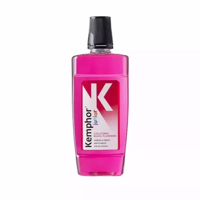 Kemphor Braškių burnos skalavimo skystis Junior 500ml