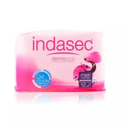 Indasec Dermoseda Good Night Incontinence Compress Maxi 12 Vnt.