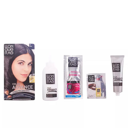 Llongueras Color Advance Plaukų dažai 1 Natūraliai juodi