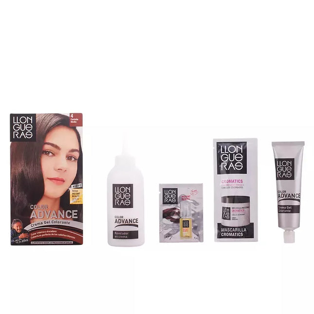 Llongueras Color Advance Plaukų dažai 4 Vidutiniškai rudi