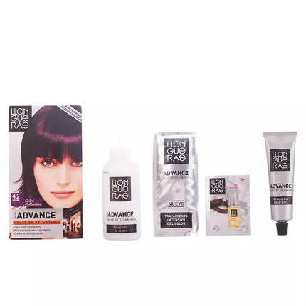 Llongueras Color Advance Plaukų dažai 4,2 Burgundija