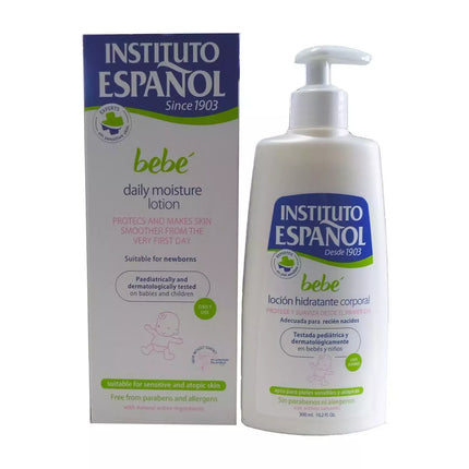 Instituto Español Kūno losjonas naujagimiams, jautriai odai, be alergenų, 300ml