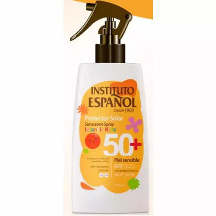 INSTITUTO ESPAÑOL Kremas Saulės Purškalas Vaikams SPF50+ 300ml Jautriai Odai
