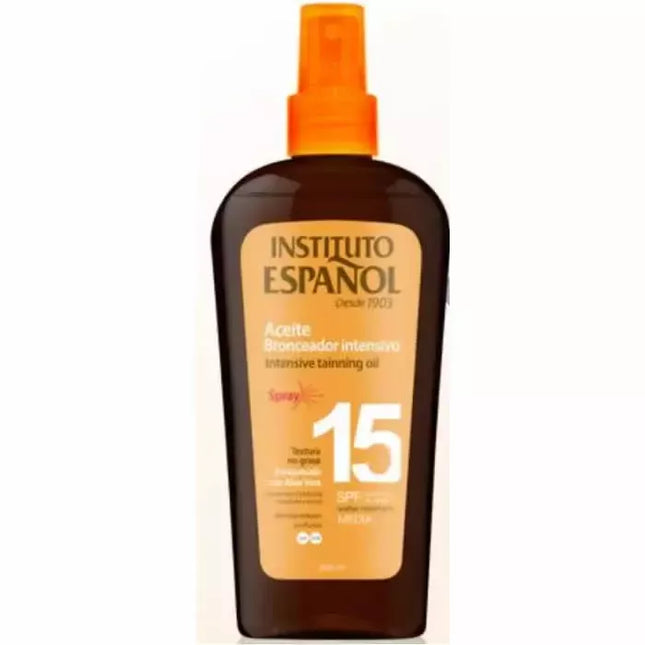 Instituto Español Intensyvus įdegio aliejus su SPF15 purškalas 250ml