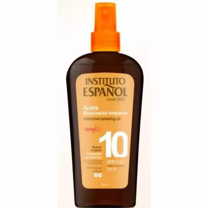 Instituto Español Intensyvaus įdegio aliejus SPF10 purškalas 250ml