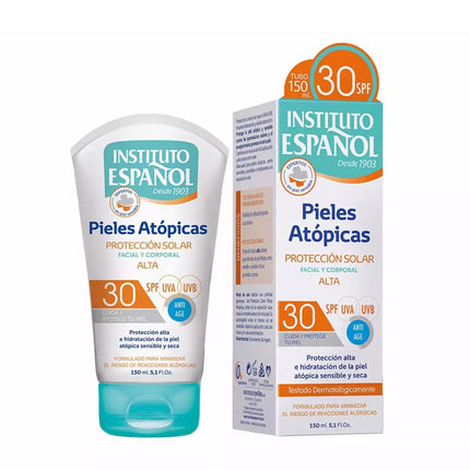 Instituto Español Piel Atópica Apsauginis Kremas Nuo Saulės Veidui Ir Kūnui SPF30 150ml