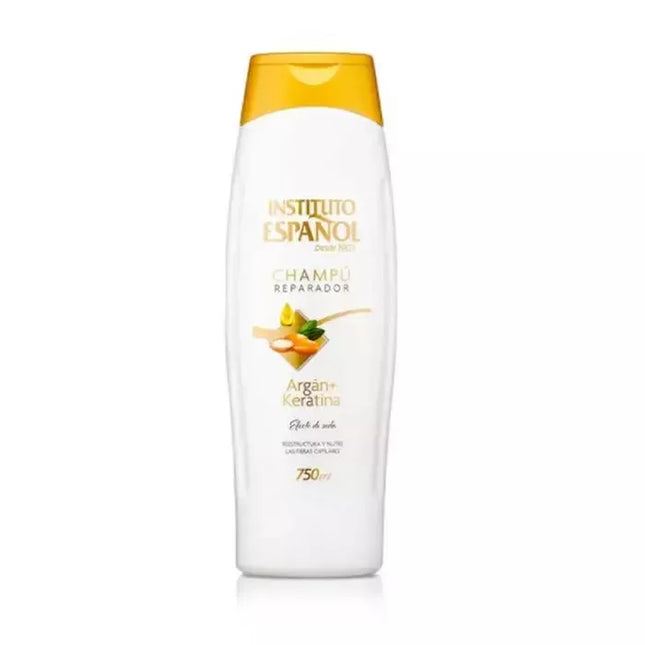 Instituto Español Argan + Keratino atstatantis šampūnas 750ml