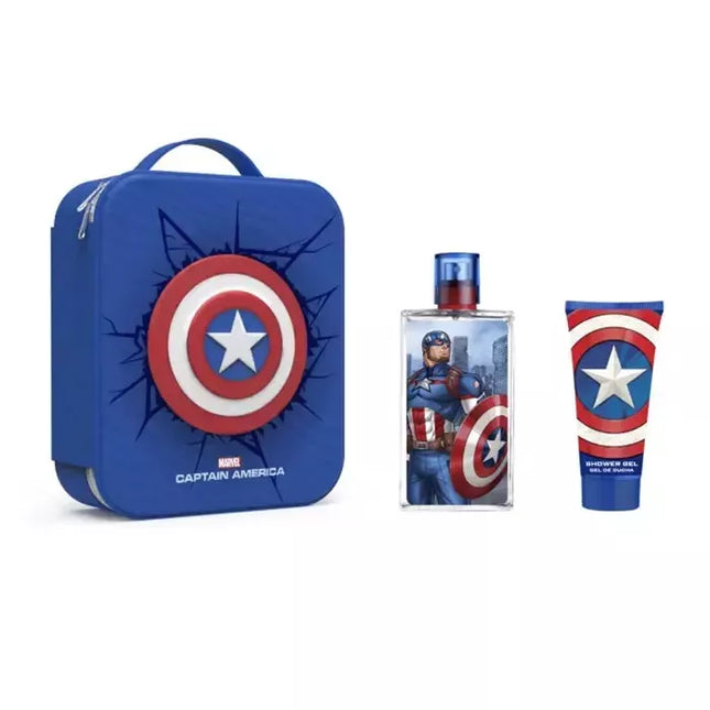 Marvel Captain America Tualetinis Vanduo Purškalas 100ml Rinkinys 3 Vienetai