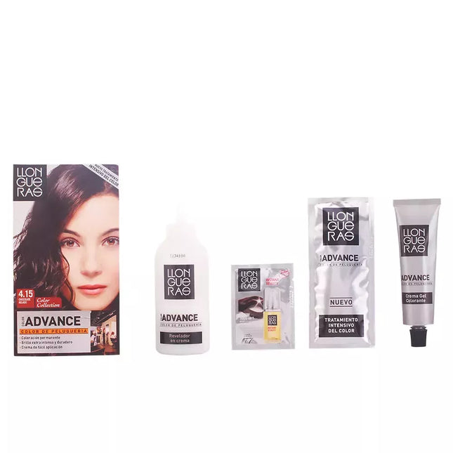 Llongueras Color Advance Plaukų dažai 4,15 Apledėjęs šokoladas