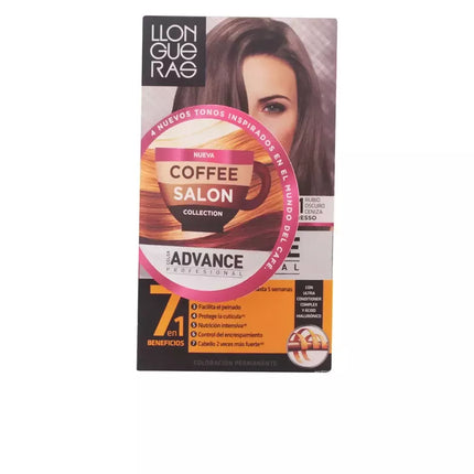 Llongueras Color Advance Coffee Salon Collection Plaukų dažai 6.1 Tamsiai peleniniai šviesūs