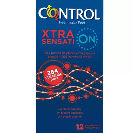 Kontraceptikai "Control Xtra Sensation" 12 vnt.