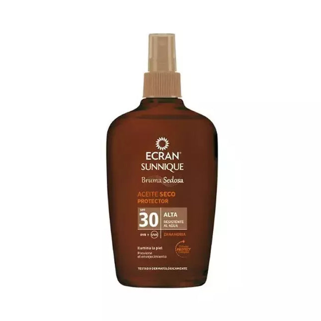 Ecran Silkiškas Purškiamasis Aliejus Apsaugai Nuo Saulės SPF30 100ml