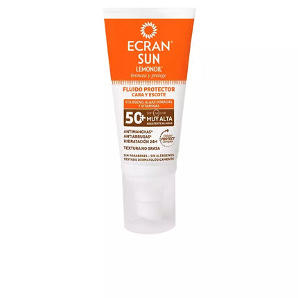 Ecran Sun Lemonoil Veido ir Kaklo Fluidas SPF50 50ml