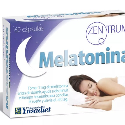 Ynsadiet Zentrum Melatonina 60 Kaps.