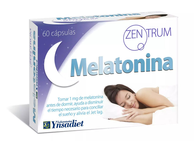 Ynsadiet Zentrum Melatonina 60 Kaps.