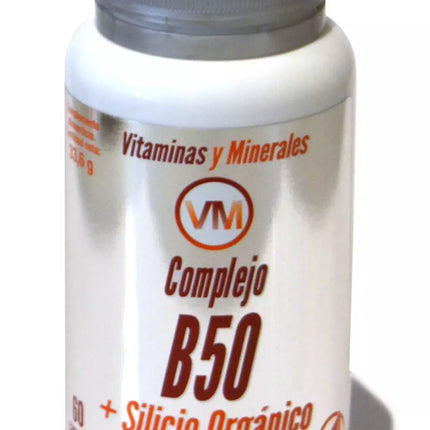 Ynsadiet Kompleksas B50 Organinis Silicis 60 Kapsulių