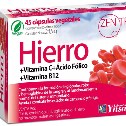 Ynsadiet Zentrum Geležis 45 Kapsulės