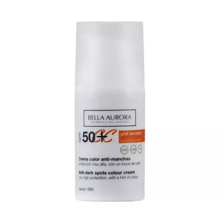 Bella Aurora "Bella Aurora" dėmių naikinamasis spalvotas kremas SPF50+ 30ml