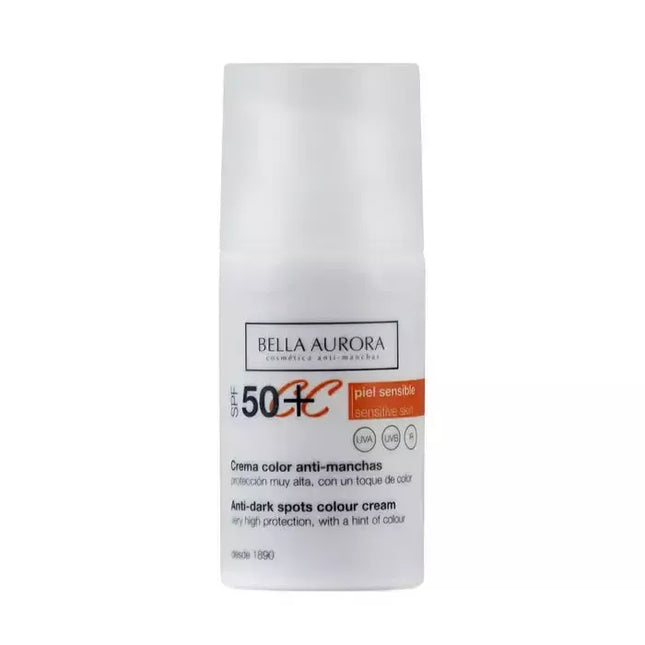 Bella Aurora "Bella Aurora" dėmių naikinamasis spalvotas kremas SPF50+ 30ml