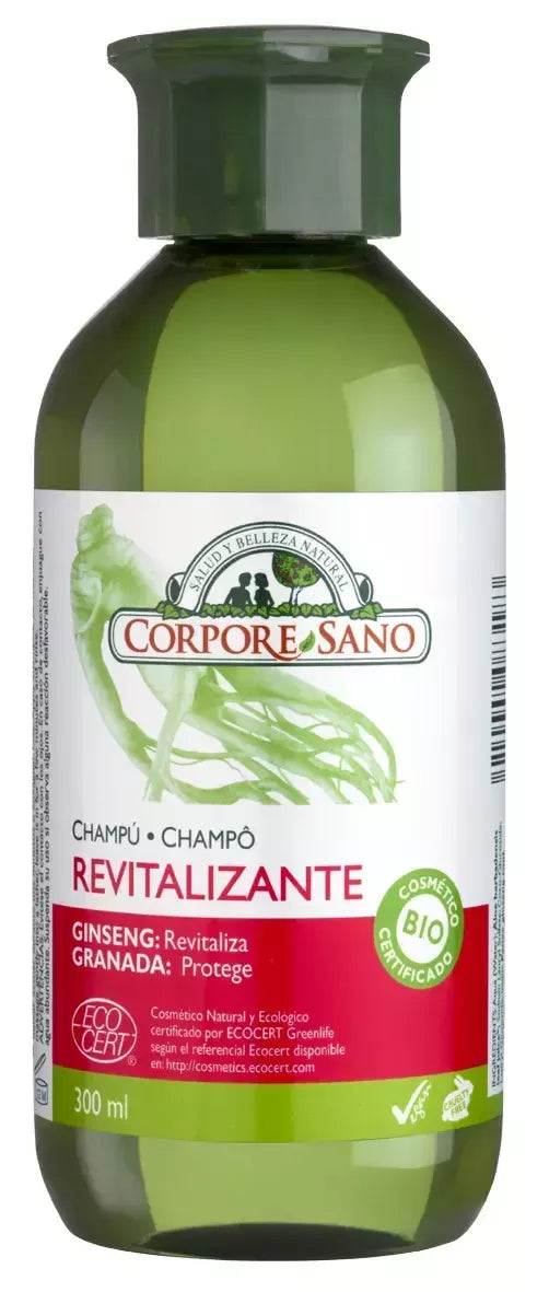 Corpore Revitalizuojamasis Šampūnas su ženkleliu ir granatais 300ml Bio