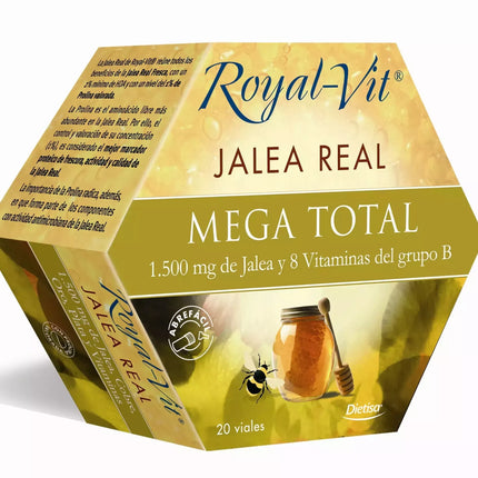 Dietisa Royal Vit Mega Total 1500 mg 20 ampulių