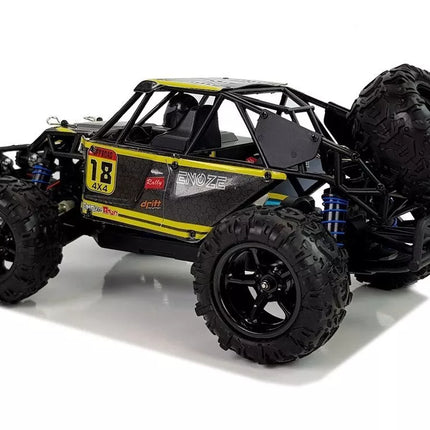 Nuotoliniu būdu valdomas bekelės bagis 1:18 geltonas ENOZE 9303E 45 km/h