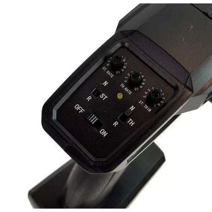 Nuotoliniu būdu valdomas bekelės bagis 1:18 geltonas ENOZE 9303E 45 km/h