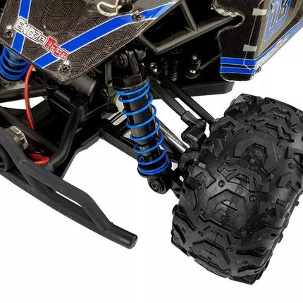 Nuotoliniu būdu valdomas bekelės bagis 1:18 mėlynas ENOZE 9303E 45 km/h