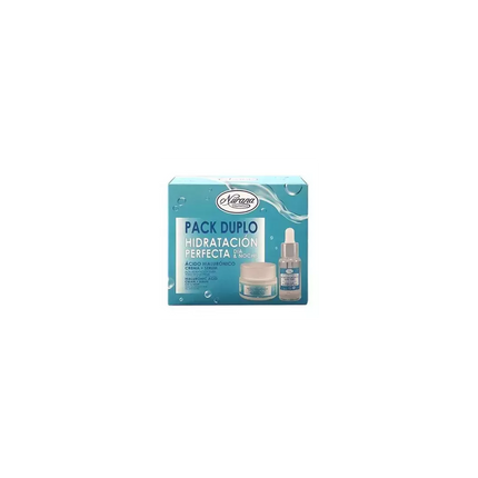 Nurana Dvigubas Puikios Drėgmės Komplektas Dienai ir Naktčiai Su Hialurono Rūgštimi