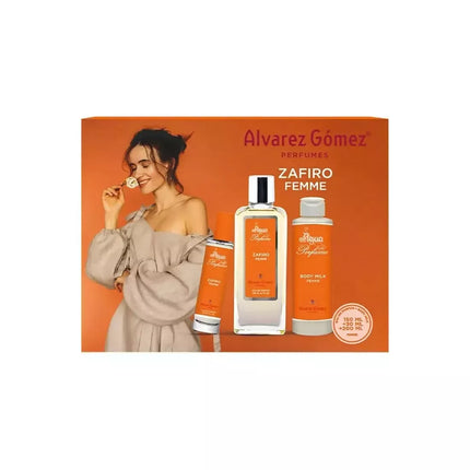 Alvarez Gómez Alv Gomez Kvepalų Vanduo Femme EDP 150ml Safyro Rinkinys