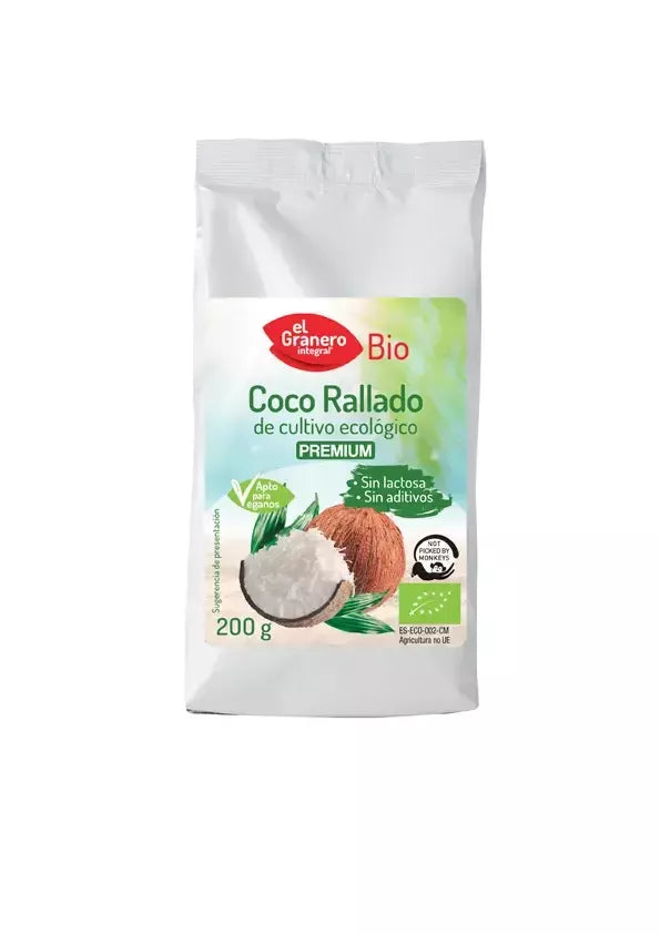 Granero "Bio" smulkiai tarkuotos kokoso drožlės 200g