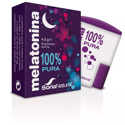 Soria Melatonina 100 Pura 50 mg 90 Komp.