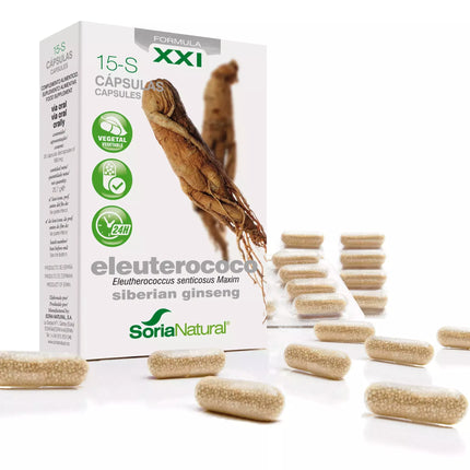 Soria 15-S Eleuterokokas 690 Mg 30 Kapsulių Ilgalaikis Atpalaidavimas
