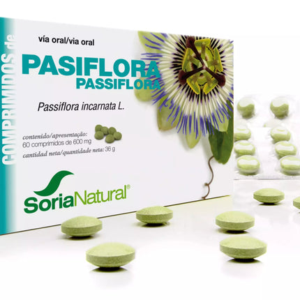 Soria Pasiflora 600 mg 60 tablečių