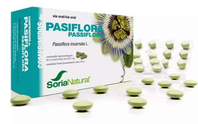 Soria Pasiflora 600 mg 60 tablečių