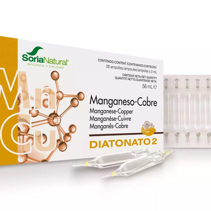 Soria Diatonato 2 Manganas-Vario 28 ampulių X 2ml